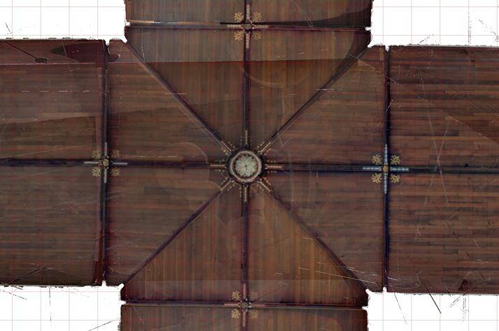 Stevenskerk-plafondtekening detail