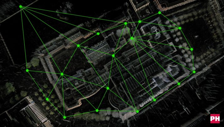Referentie netwerk 3D scannen gebouwencomplex Binnenhof Den Haag