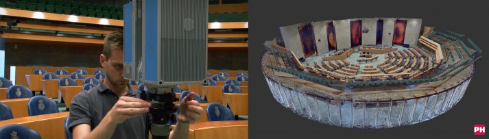 3D scan Tweede Kamer Den Haag