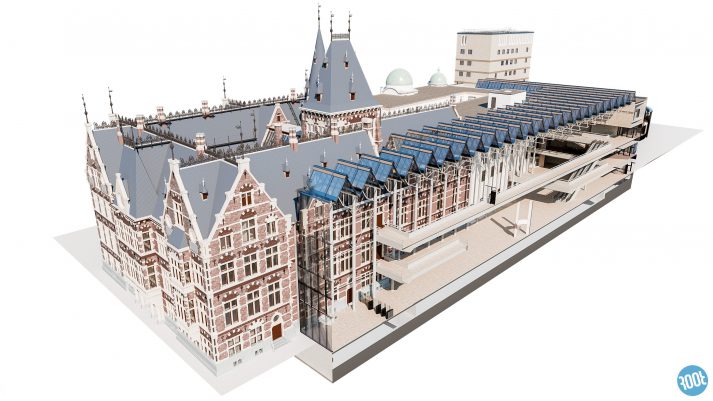 BIM model Binnenhof
